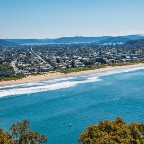 Central Coast beach scenery representing photobooth hire services across the Central Coast region.