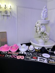 Variety of fun props and accessories displayed.